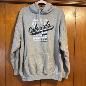 Colorado Rocky Mountain Gray Hoodie